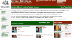 Desktop Screenshot of livresetcollections.com