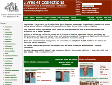 Tablet Screenshot of livresetcollections.com